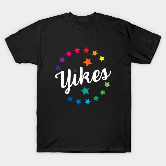 YIKES - Cool and Funny Retro Design T-Shirt by Zen Cosmos Official